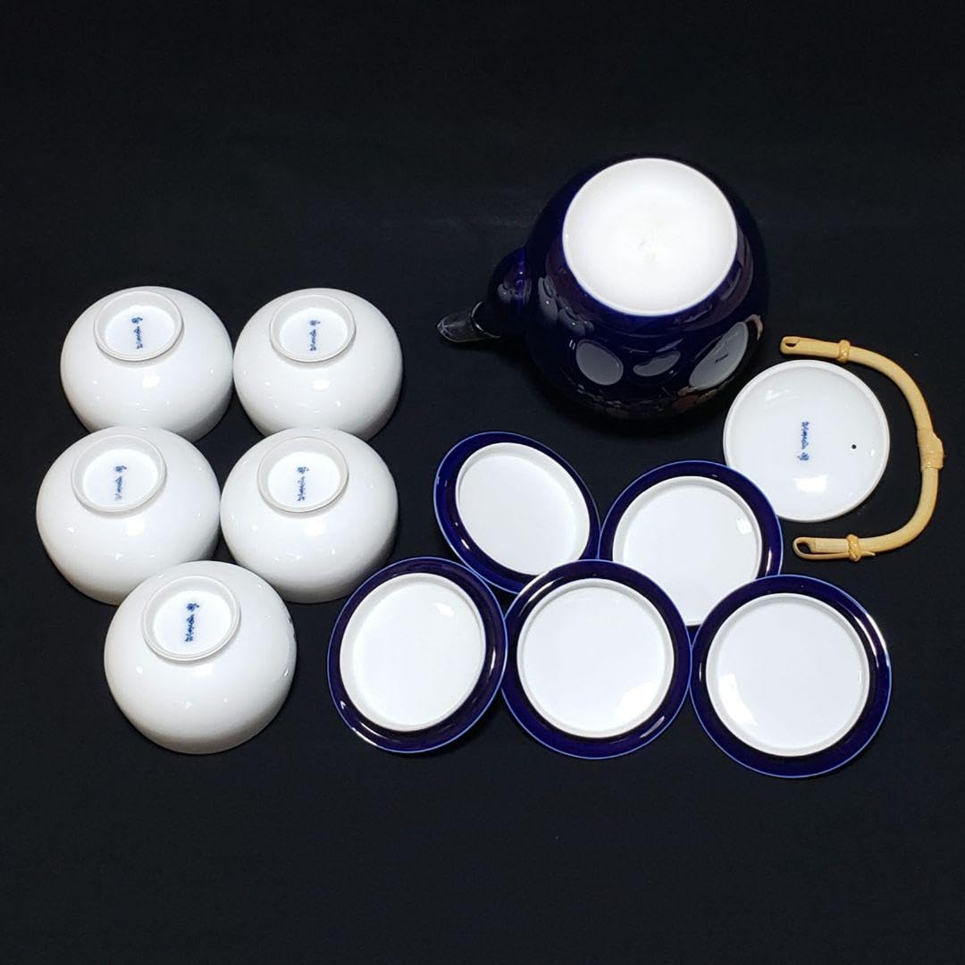 Amazon | 香蘭社 茶器 蓋付き湯飲み 5客 管理.KT | ノーブランド品
