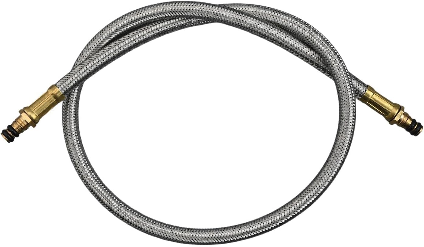 Steel Camping Stove Extension Tube Hose – 50 cm, Lightweight & Compact Outdoor Cooking, Picnics, and Backpacking (Compatible with Cassette Stoves & Propane Tanks)(50cm)