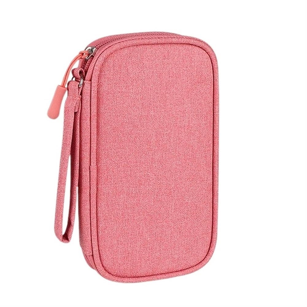 Podróżna torba na kabel przenośna cyfrowa torba do przechowywania ładowarka kabel do transmisji danych torba USB organizer wodoodporna elektroniczna torba do przechowywania akcesoriów (1 warstwa