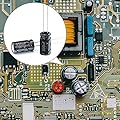 Condensatori Elettrolitici Kit 24 Valori 700pz Assortimento di Condensatore Elettrolitico Range da 0,1uF a 1000uF 10V 16V 25V 50V Capacitor Elettrico in Alluminio #5
