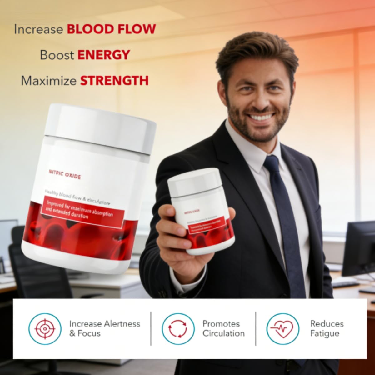 Ossido nitrico: migliora la lucidità mentale, migliora l'umore, aumenta l'efficienza metabolica e favorisce la circolazione sanguigna
