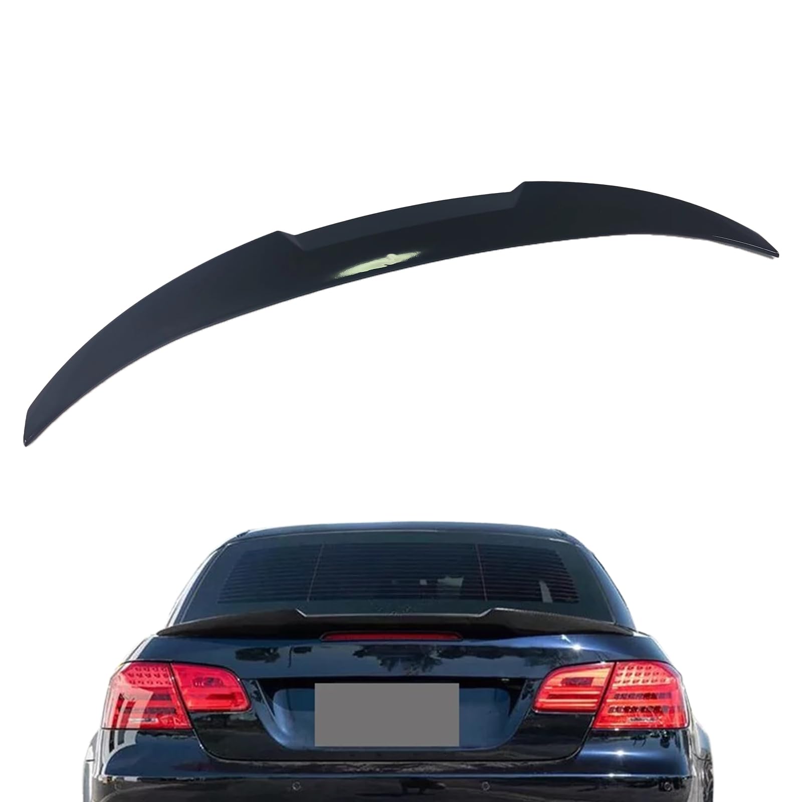 Rear Spoiler Trunk Lip Compatible with 2007-2013 BMW E93 325i 335i 328i M3 2DR Convertibl…