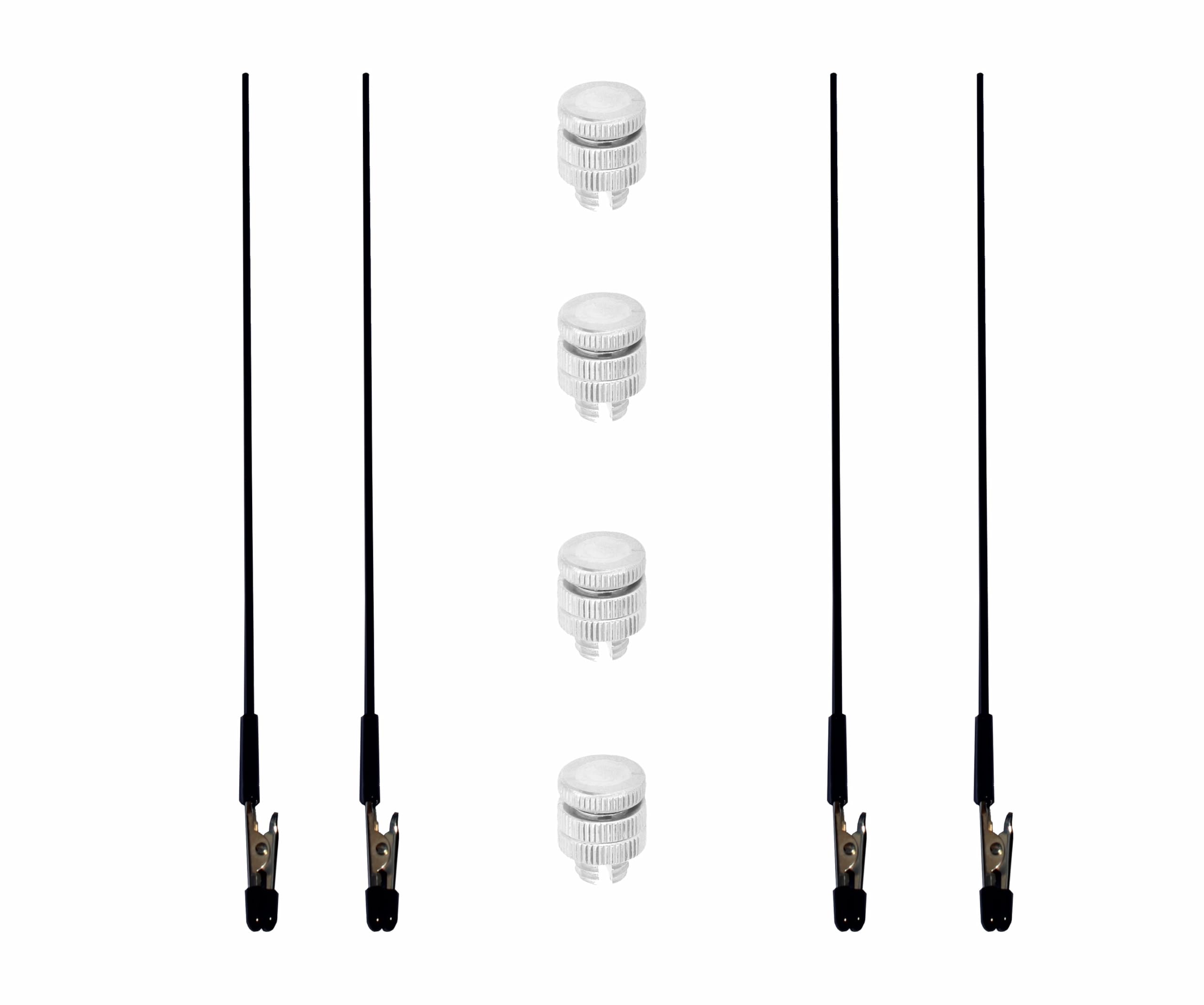 Zip Targets 10 inch Metal Target Drop Clips and Hardware - Paper Target Clips- Directional Clips - Target Practice