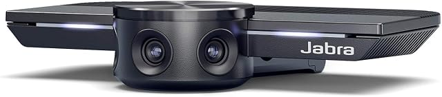 Jabra 8100-119 PanaCast Panoramic 4K Video Conferencing Camera Flexible Plug-and-Play Meeting Room/Video Solution Camera with 180 Degree Field of View