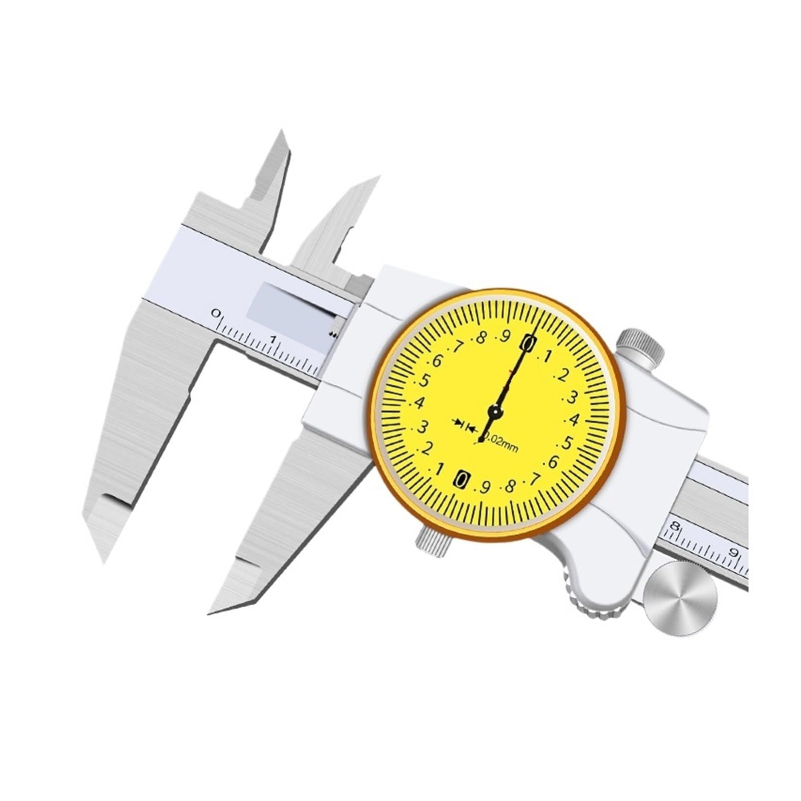 Calibro in Acciaio Inossidabile da 0 a 300 mm, Strumento di misurazione di precisione Vernier da 0,02 mm