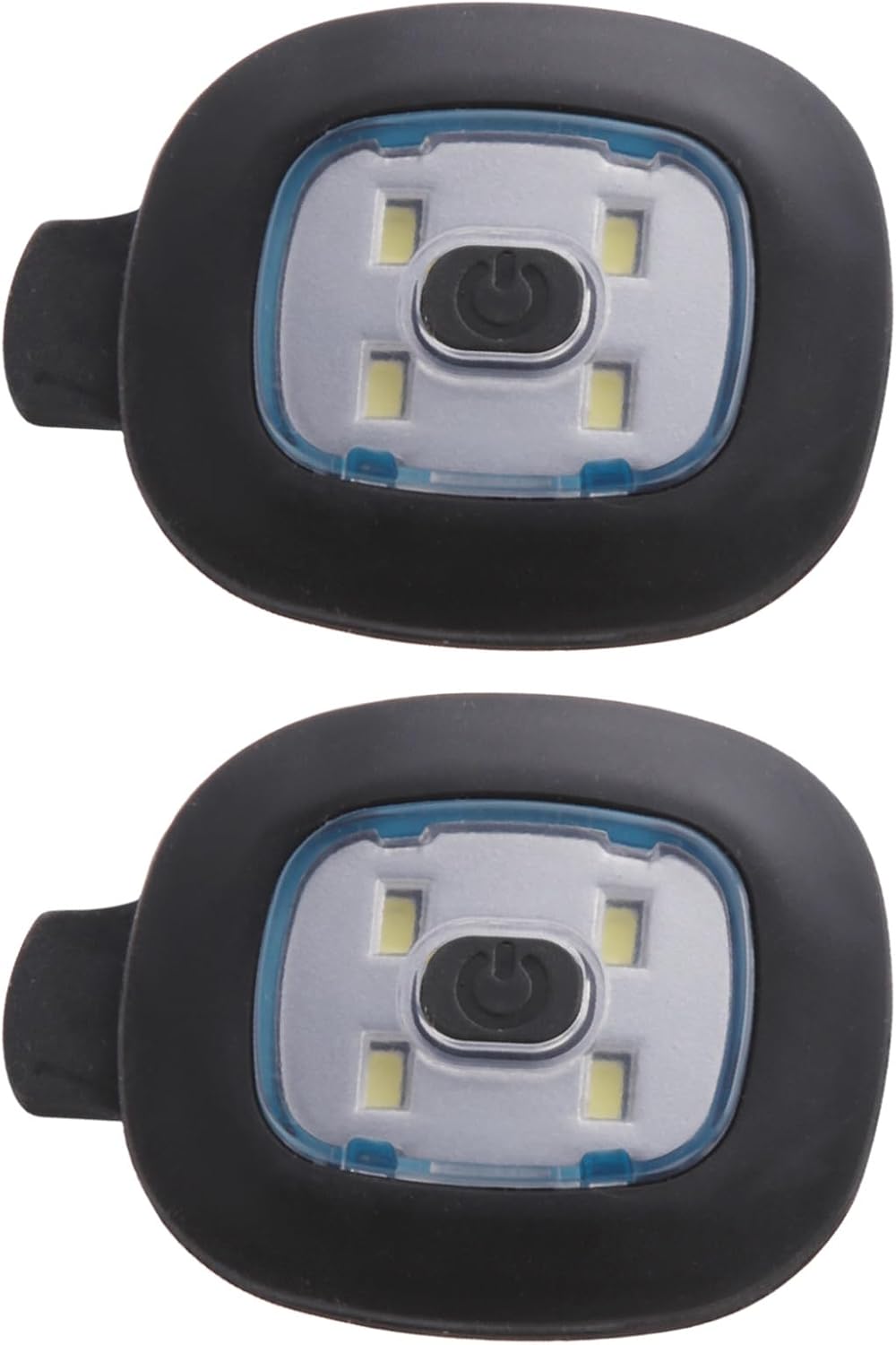 2Pcs USB Rechargeable Light for LED Beanie Hat,Replaceable Headlamp Cap DIY Hat Light for Men and Women, Black