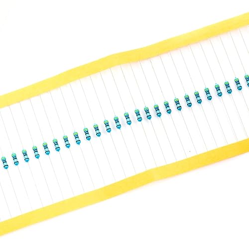 Vista 501 de Chanzon 100pcs 1/4W (0.25W) 33K Ω ohmios Resistencia fija de película metálica 0.01 ±1% Tolerancia 33KR MF Resistencias de orificio pasante