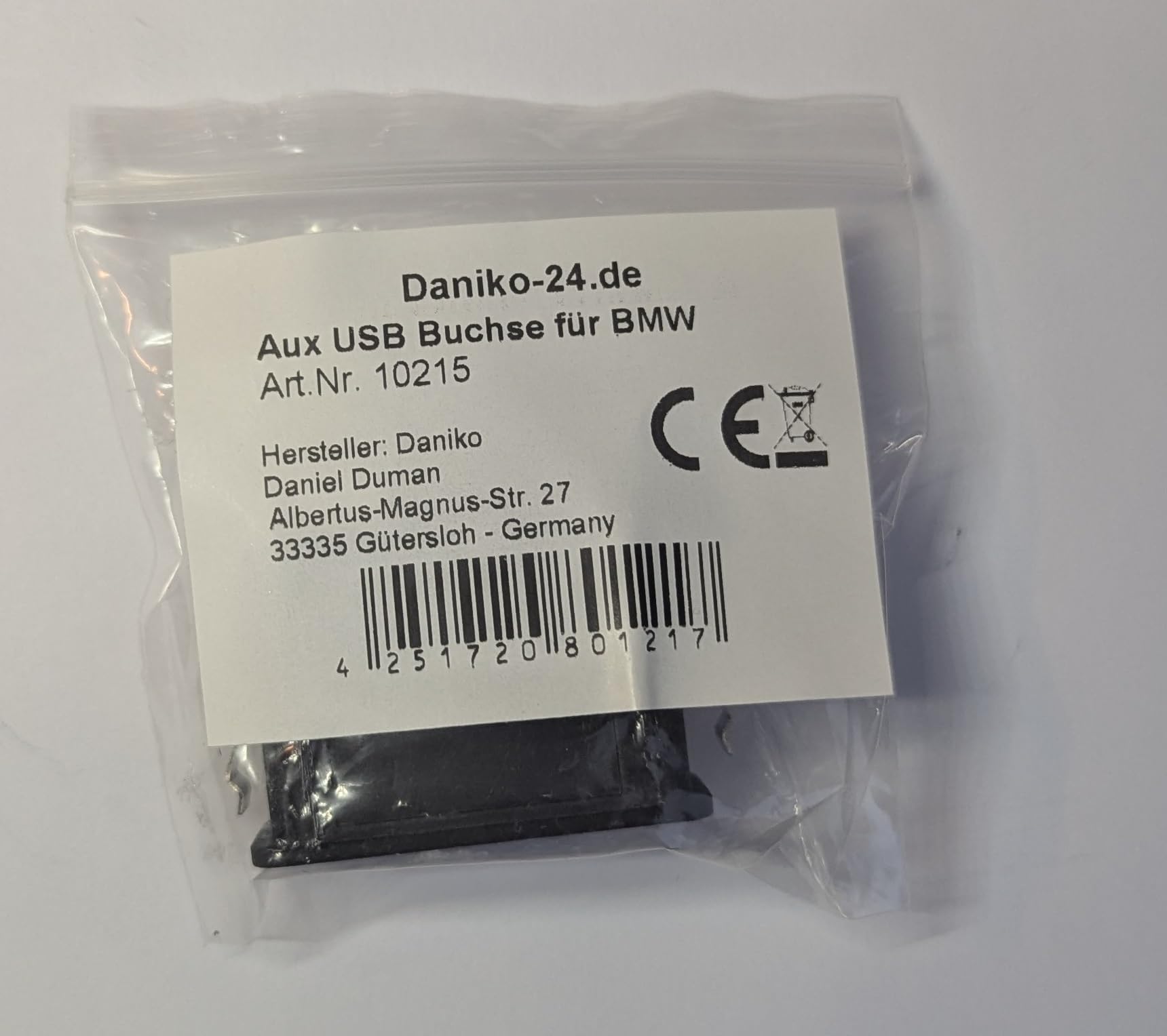 Porta USB AUX Per BMW 1 3 5 Serie - Ricambio 84109237653, Per Pannello Di Controllo, Installazione Diretta - Foto 4