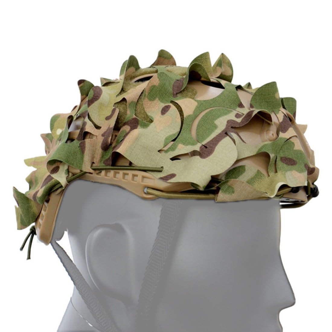 ACEXIER Copertura per Casco tattico per Softair, Mimetico, Militare, per Casco Fast MH PJ BJ, Paintball, Attrezzature Militari