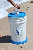 Vista 5 de LitterBin - Tapa de basura para cubo, color azul