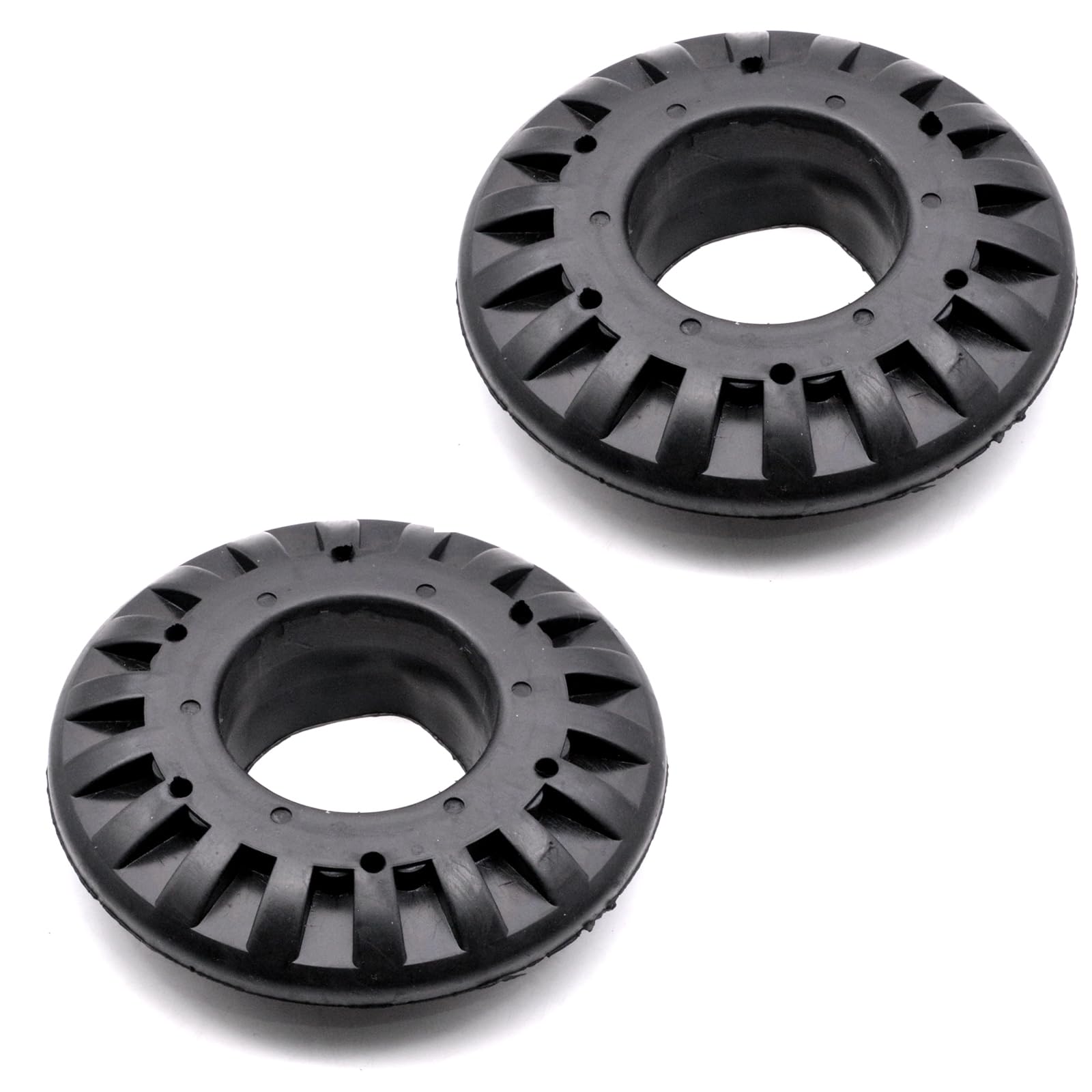 2X Hintere obere Federisolator-Kit-Gummiplatte Federteller Hinterachse oben Für Jeep Grand Cherokee 1999 2000 2001 2002 2003 2004 52088346AB