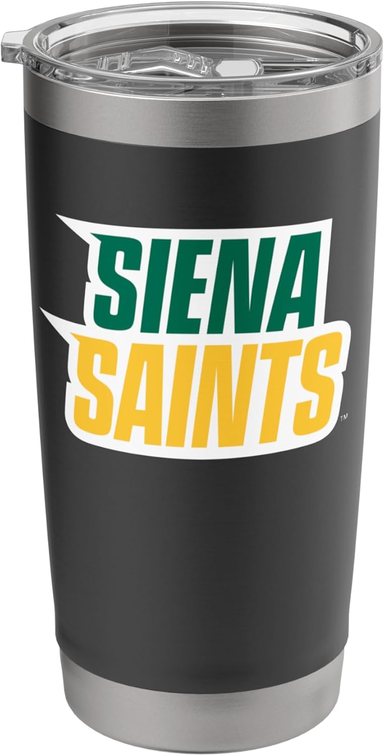 Siena College Saints New Stacked Type Logo Stainless Steel Insulated Tumbler