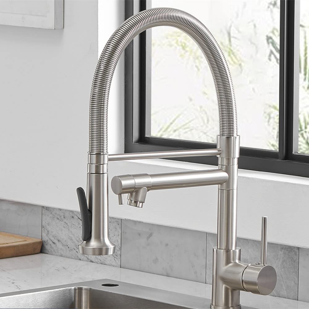 Robinet de cuisine mitigeur monotrou idéal pour simplifier la vaisselle au quotidien