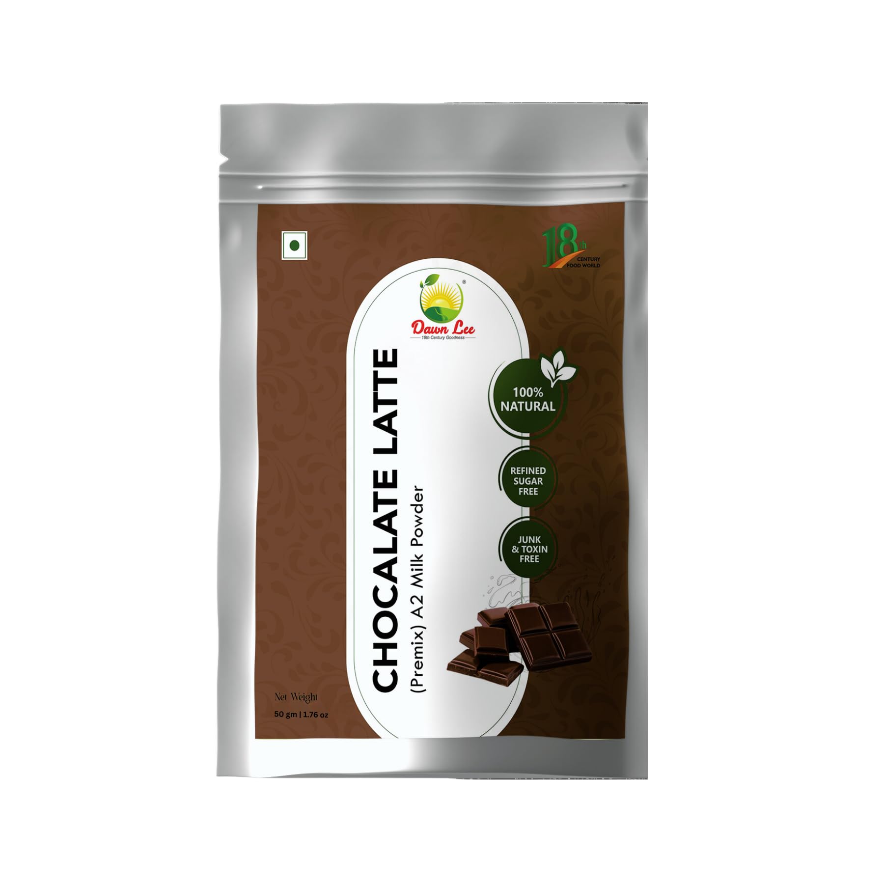 Dawn Lee ( 18th Century Goodness ) Chocolate Shake Premix 50 Gm|Dawnlees Chocolate Latte, Desi Khand, A2 Milk Powder|Authentic Unique Taste And Ancient Vedic Formula-image-22