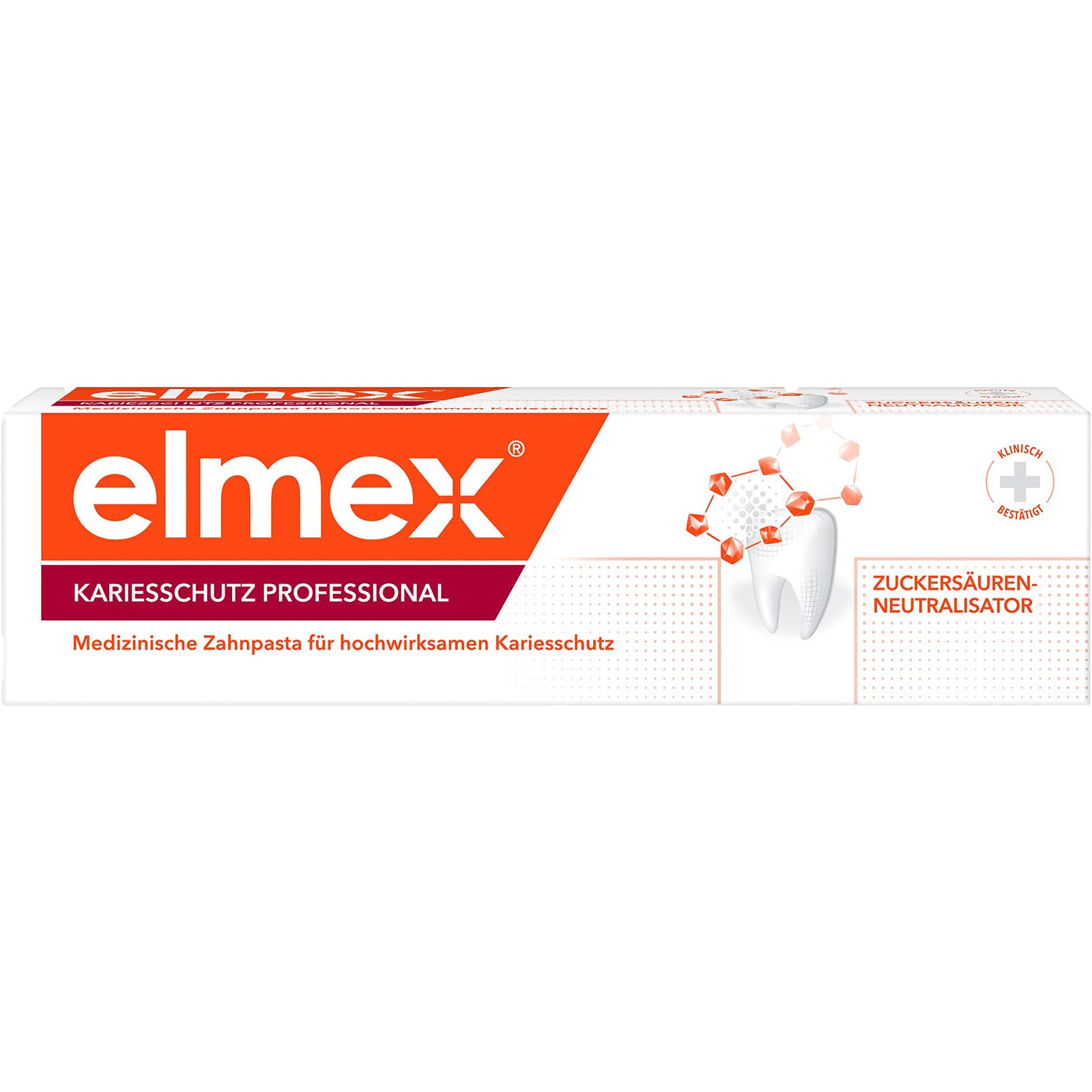 10x ELMEX Kariesschutz Professional Zahnpasta 75ml 10302593 Zahncreme