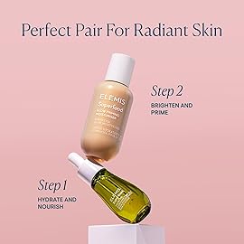 ELEMIS Superfood Glow Priming Moisturizer 60ml - Radiance-Boosting Daily Moisturizer & Face Primer for Glowing Skin