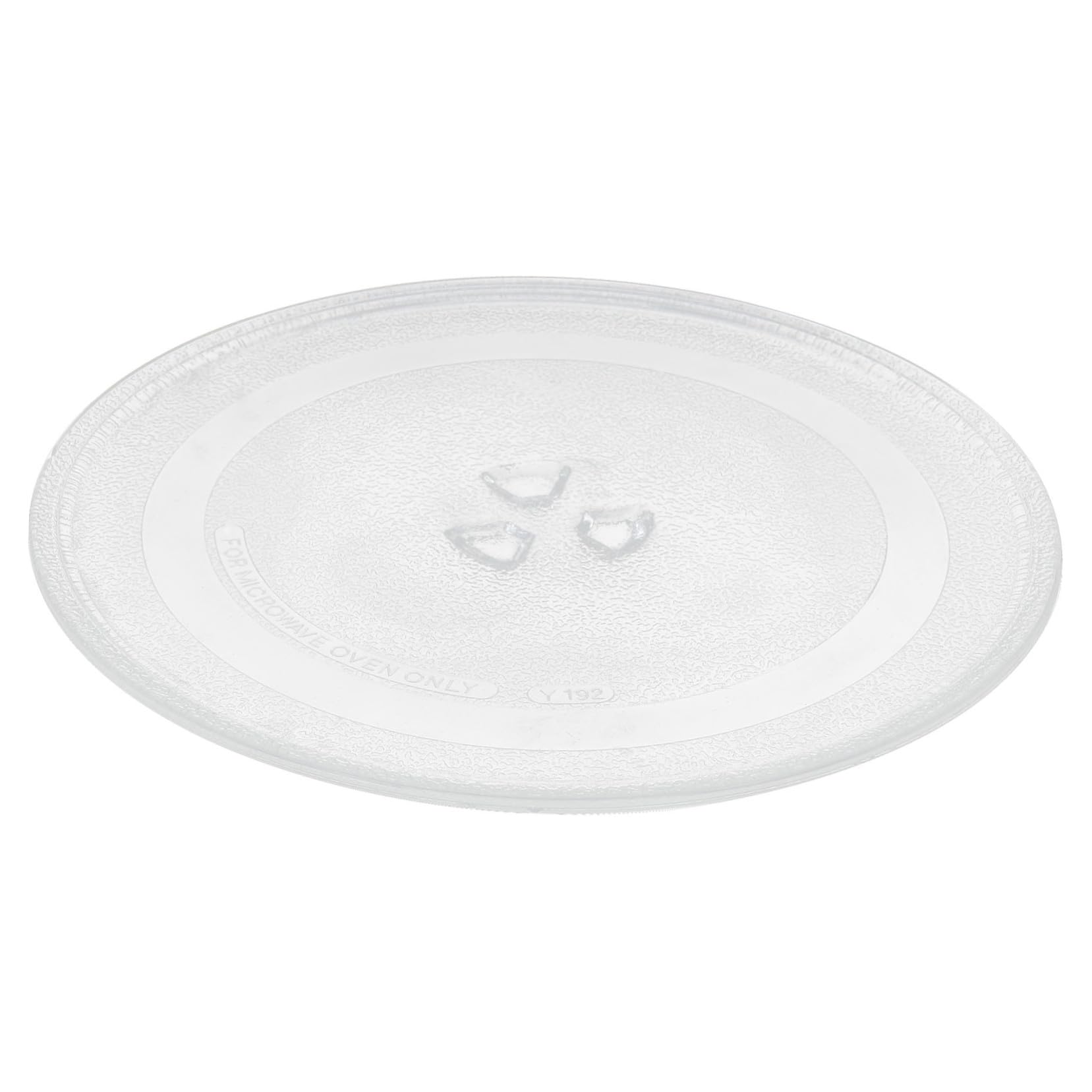 Plateau en verre pour micro-ondes idéal pour réchauffer vos plats