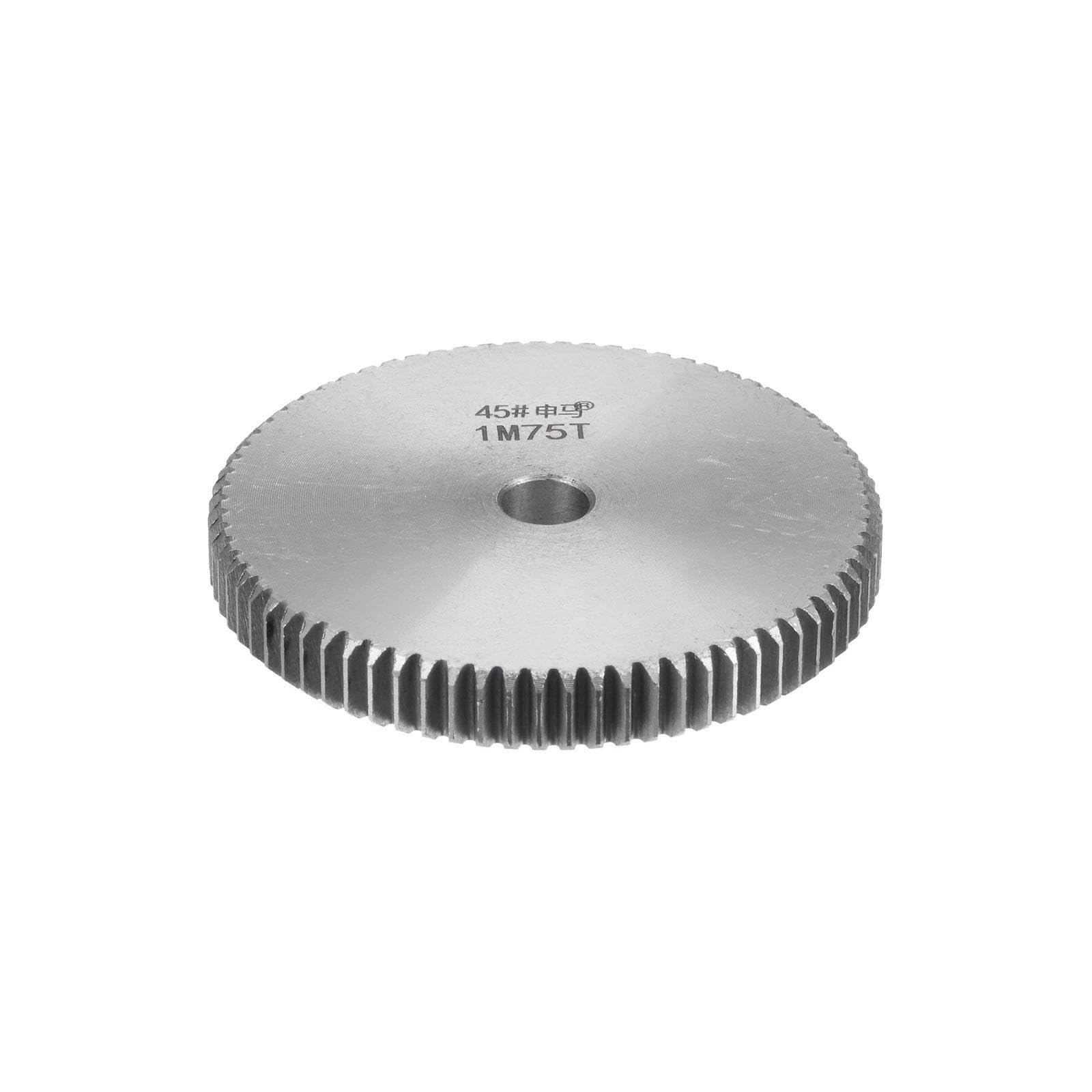 Tool Parts and Accessories Straight Spur Gear 10mm Inner Aperture 75T 1 Module 45# Steel Motor Gear (#CN-140824-14905)