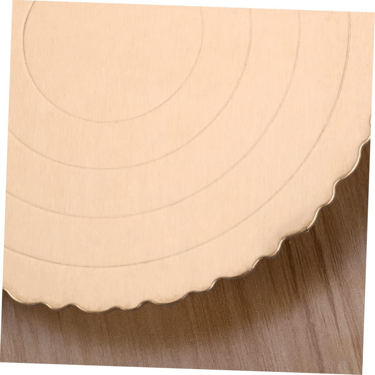 LIFKOME 20pcs Gold Cake Circle Base Boards Round Cake Serving Base Round Gold for Birthday Wedding Party Supplies