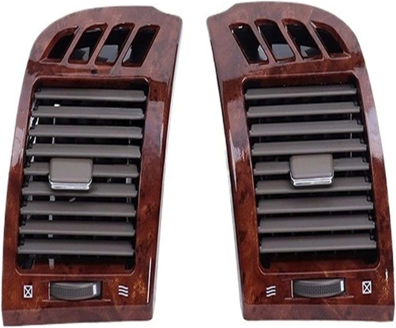 Air Conditioning Outlet Panel Grille Cover Rear Seat anti dust Outlet Cover,Compatible with TOYOTA 02-07 CAMRY(Black3)