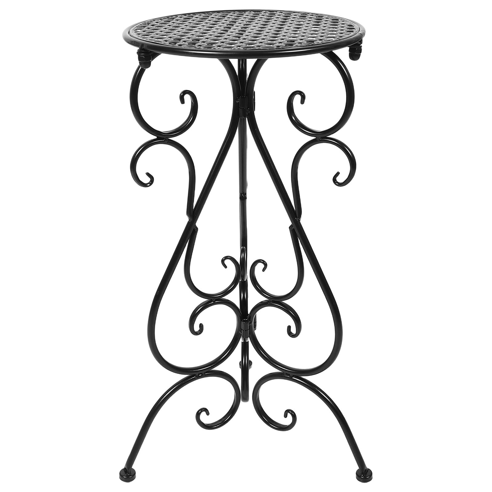Toddmomy Soporte para bebedero de pájaros para exteriores | Mesa de metal para bebedero de pájaros de 56 cm de altura | Soporte con 3 patas estables para maceta individual, ideal para patio,