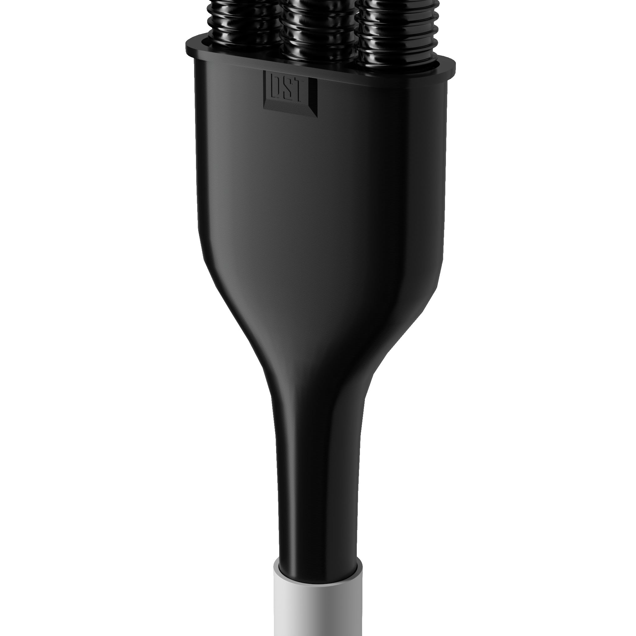Adaptateur de tuyau de vidange noir 3 à 1 pour lave-vaisselle et machine à laver