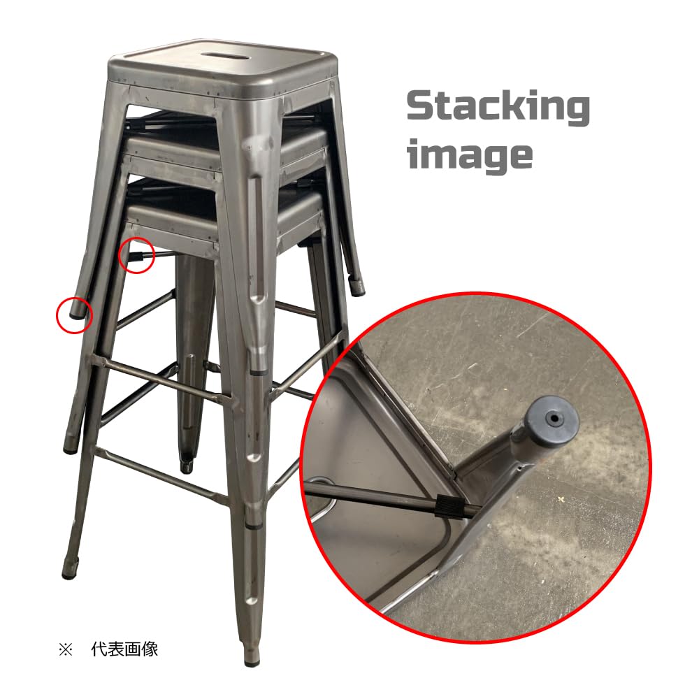 Amazon.co.jp: 無塗装 インダストリアル スツール / 座面高さ31cm / 1