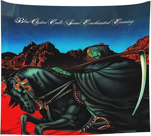 Miniatura 2 de BESUCHER Blue Rock Oyster Music Cult Band Some Enchanted Evening Tapiz colgante de pared, tapiz para dormitorio, hogar, habitación, fiesta,
