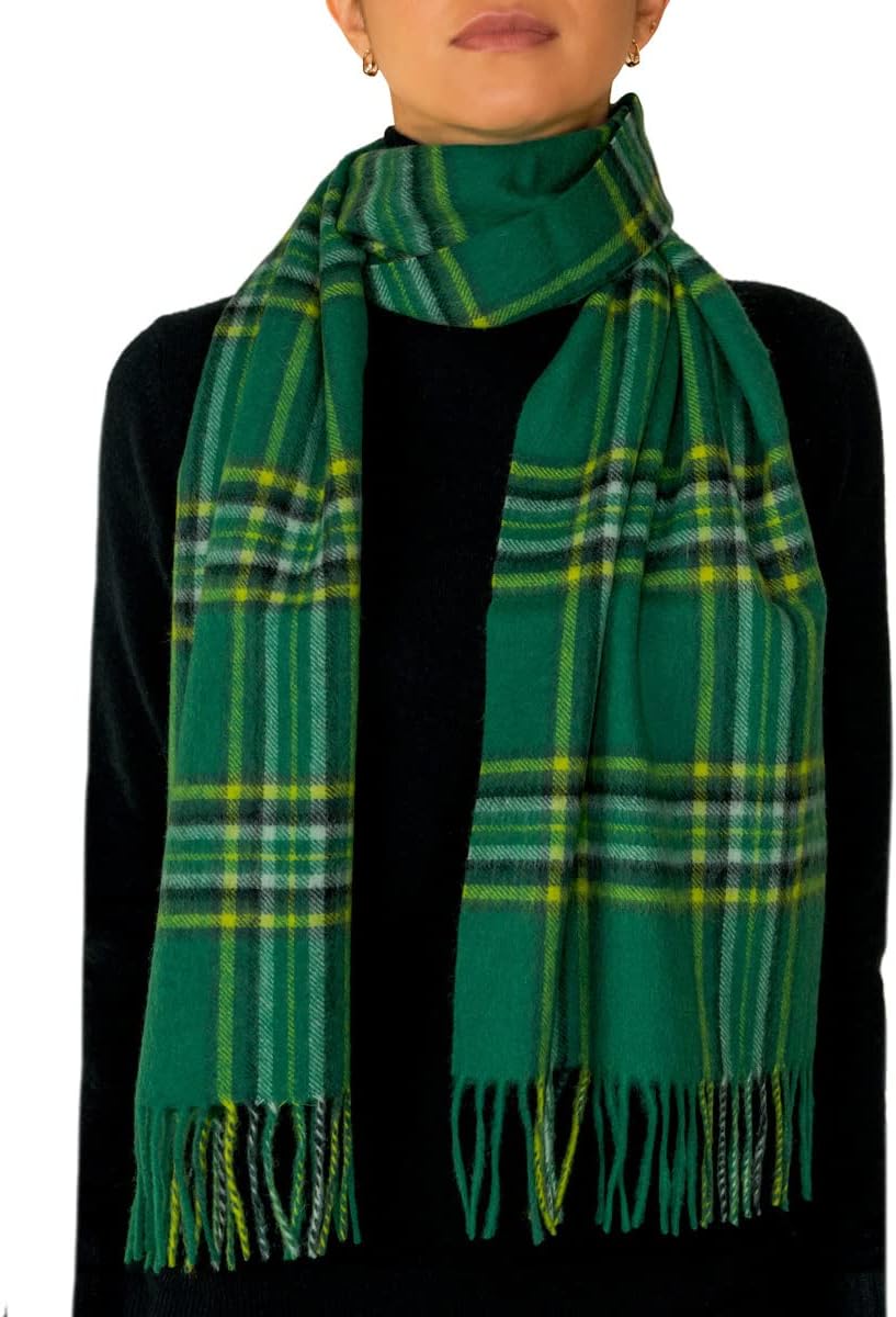 Oxfords Cashmere 100% Lambswool Tartan Plaid Scarf - Image 3