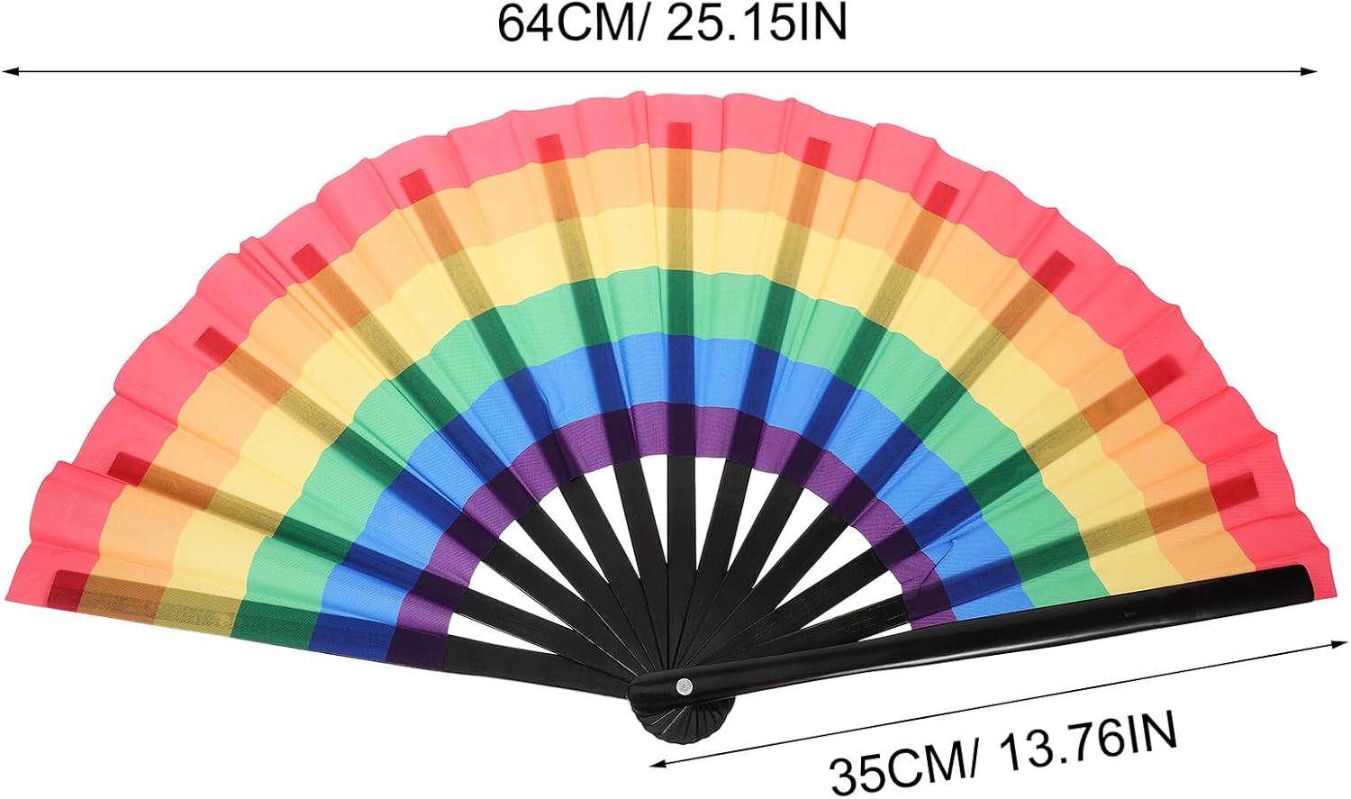 Traditional Folding Fans Colorful Hand Fan for Women Wedding Party Dance Photo Prop Handheld Chinese Style