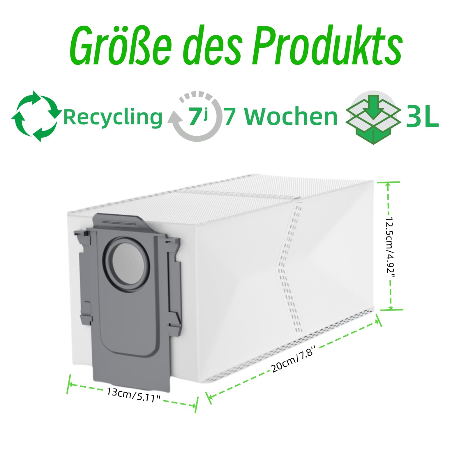 Roborock Q Revo/Q Revo Pro/Q Revo MaxV/QRevo Curv/QV 35A/35S/QR/S8 MaxV Ultra/QRevo S/Qrevo Maste/Elektrikli Süpürge için 12 Adet Toz Torbası, Yedek Torba Aksesuar Seti Elektrikli Süpürge Torbası