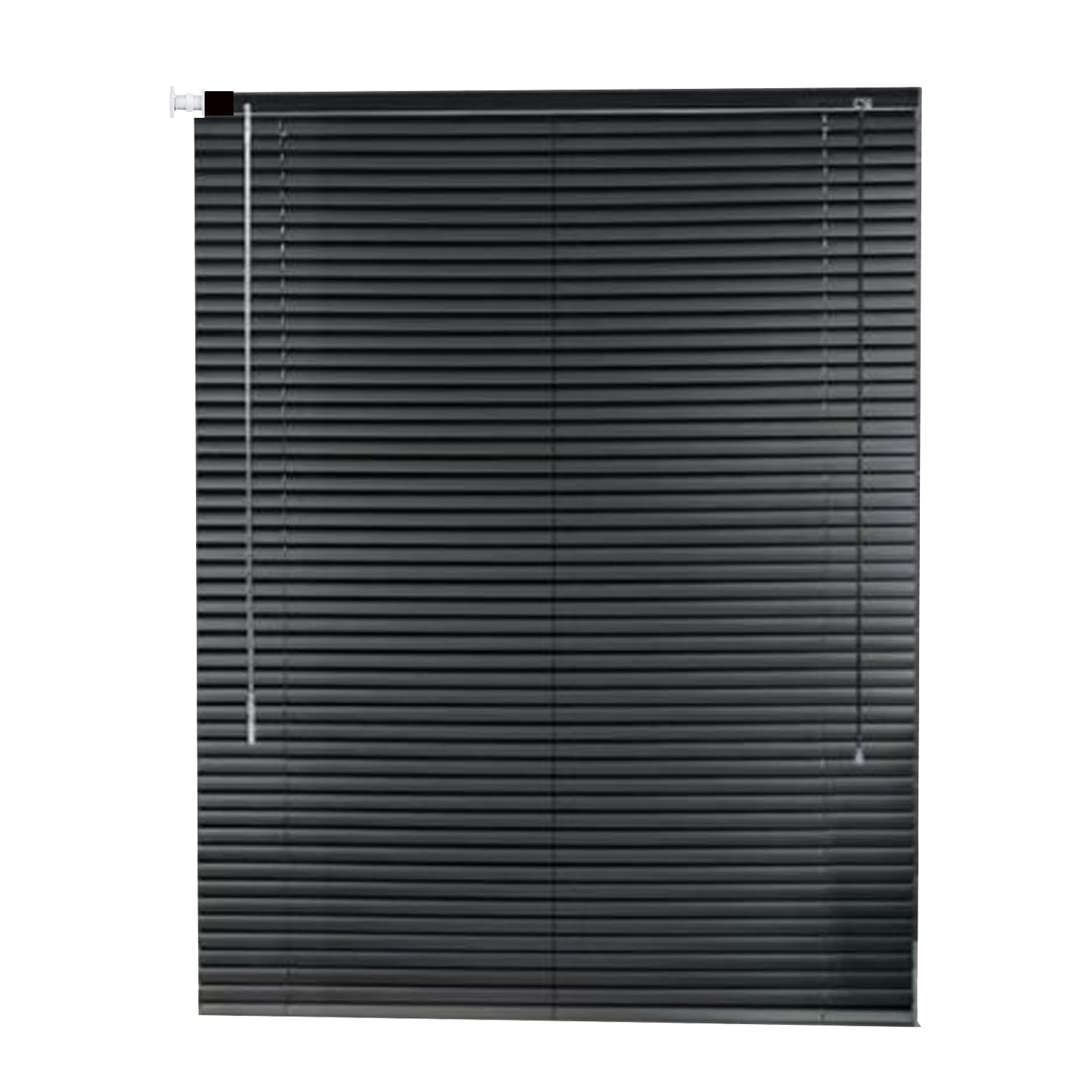 Persianas venecianas aluminio negras para estores horizontales a medida y cortinas de privacidad