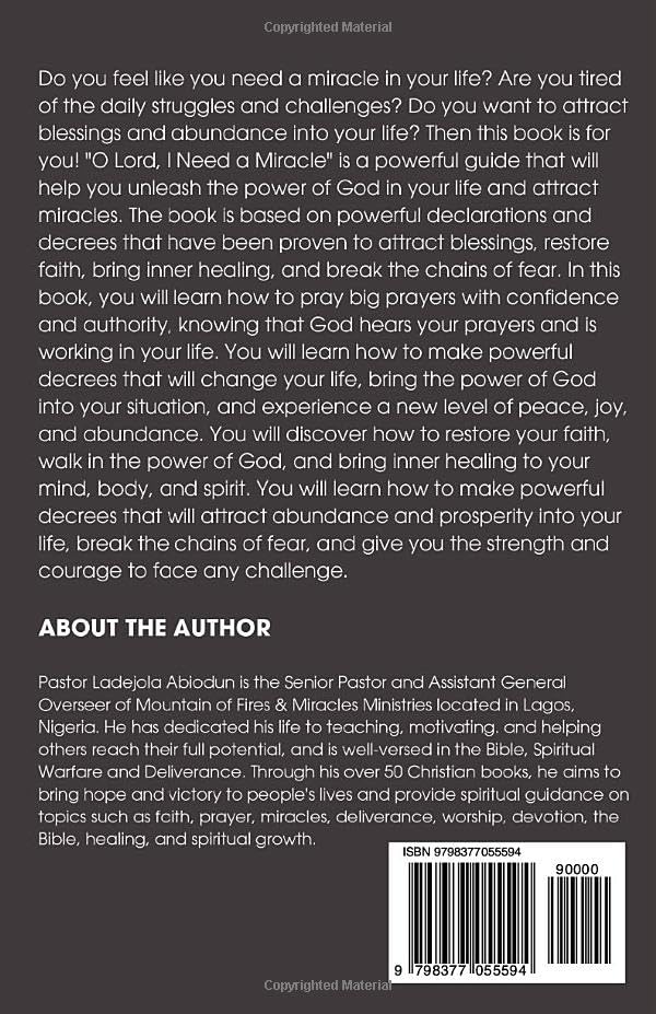 Miniatura 2 de O Lord, I Need a Miracle Prayers for Immediate Breakthrough and Healing