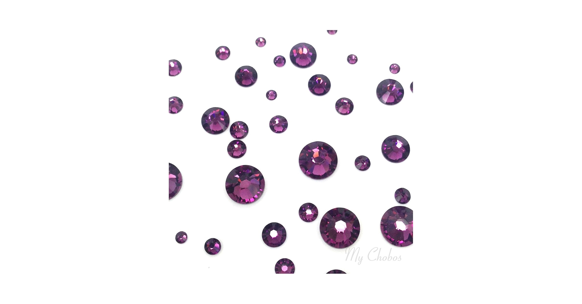 #限定 スワロフスキー#4228 6x3mm Col.Purple Velvet Swarovski Rhinestones Non Hotfix Amethyst