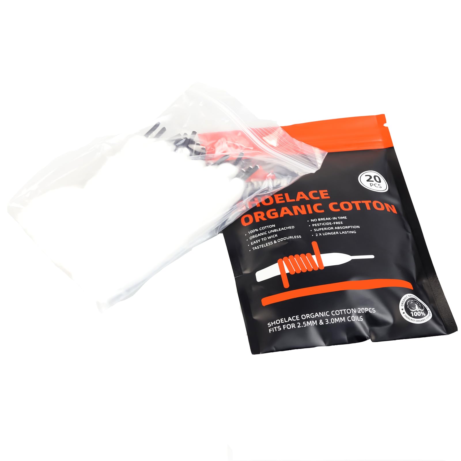 Japanese Organic Shoelace Cotton Sticks