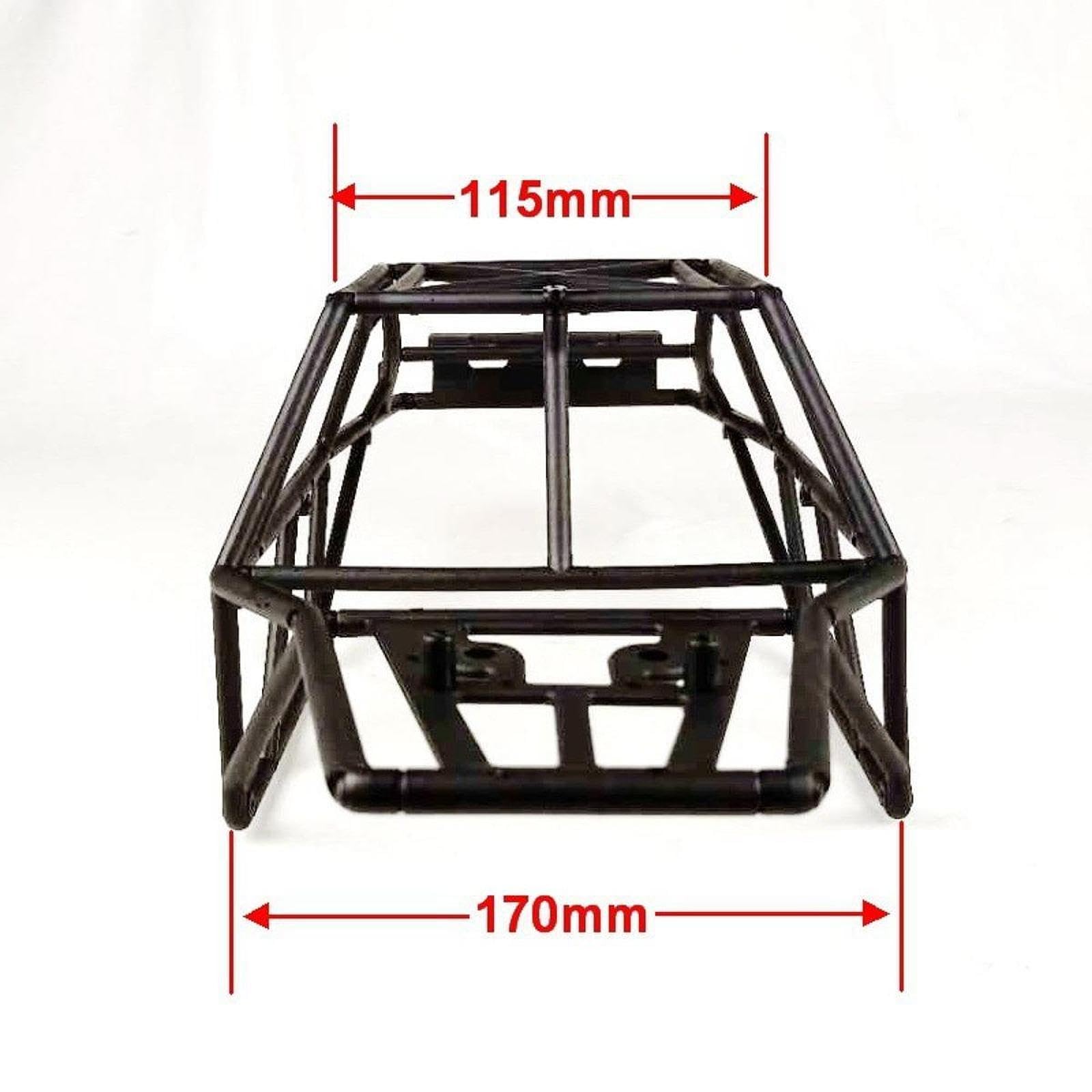 Jaula Antivuelco para Coche RC 1/10, Chasis para Carrocería RC, Fácil de Instalar, Repuestos Profesionales.