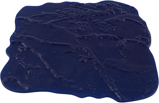 Concrete Stamps Mat with Edge Trimmer, 18x18in Concrete Molds, Seamless Realistic Stone Texture, PU Concrete Stamp Molds for Outdoor Walkways Water Features