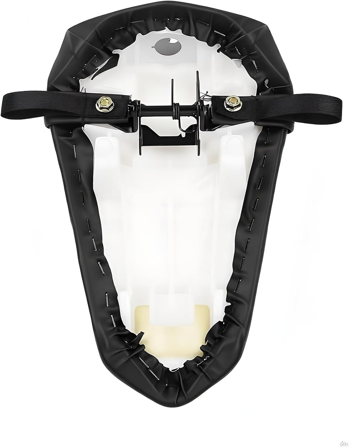 Rear Passenger Pillion Seat Compatible with Yamaha YZF R1 2015-2024, YZF R6 2017-2024, R1S 2016-2018 - Black Motorcycle Tandem Cushion Pad Replacement​