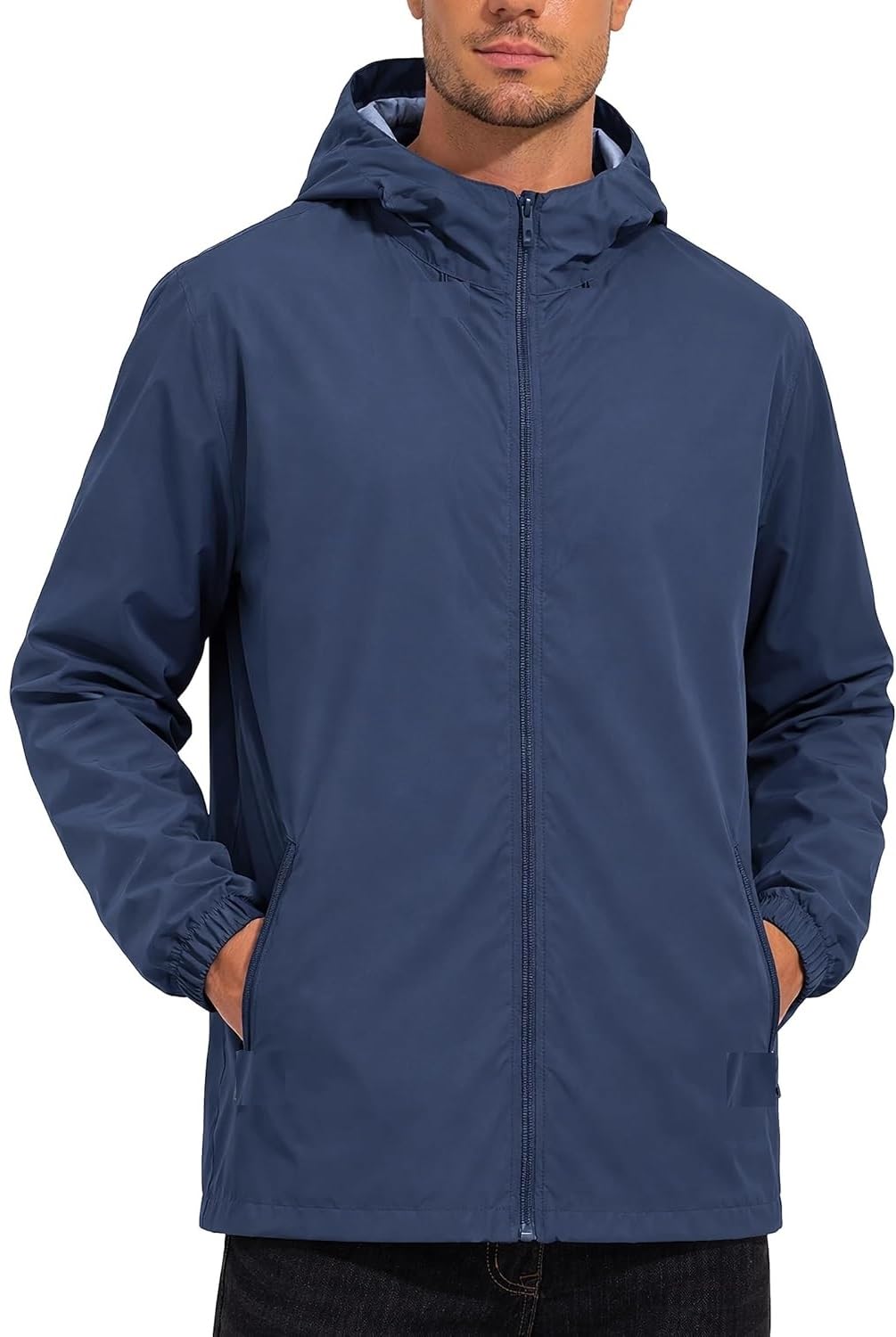 4v1 Waterproof Raincoat for Men | Lightweight & Durable Rain Jacket with Hood | Windproof & Breathable | Travel-Friendly, Bike & Motorcycle Use | E4-picture-21