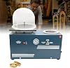 Vacuum Investing Casting Machine Conjoined Casting Machine 2L Air Pump Capacity 3 CFM Vacuum Suction Sturdy Bell Jar for Jewelry Casting and Investing Casting Machines