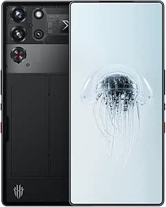 REDMAGIC 10 Pro 144Hz Móvil Gaming, Smartphone Android 5G, 24GB RAM+1TB ROM, Snapdragon 8 Elite, 6.85", AMOLED Pantalla, FHD+ Teléfono Gaming, 50MP Cámara, 80W Cargador, Dual-Sim, NFC Transparent