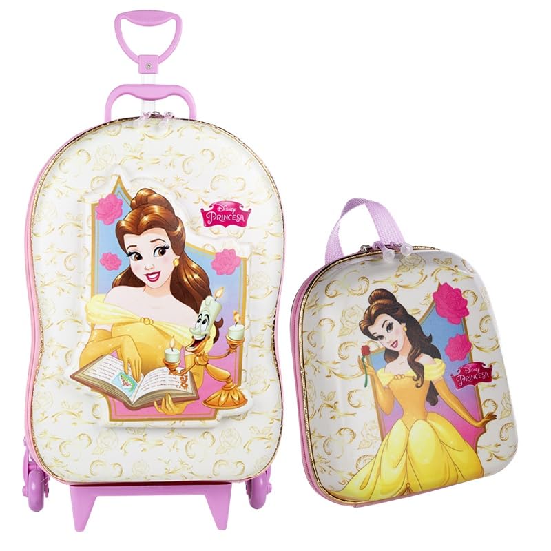 KIT MOCHILA DE RODAS + MOCHILA DE COSTAS PRINCESA BELA
