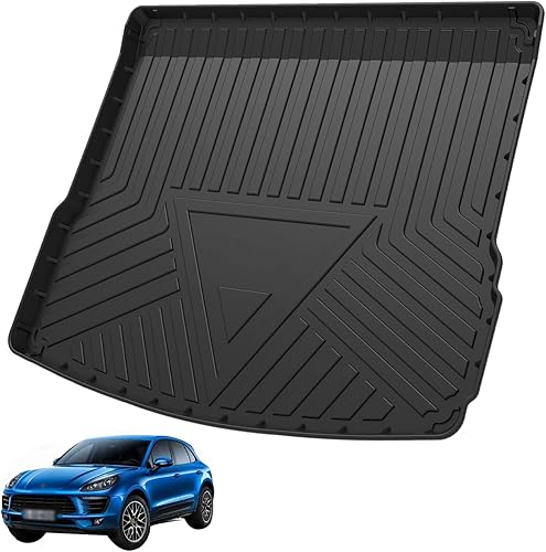 Ajuste personalizado para revestimiento de carga Porsche Macan 2015-2023 Negro TPO para todo tipo de clima, resistente al agua, bandeja de carga