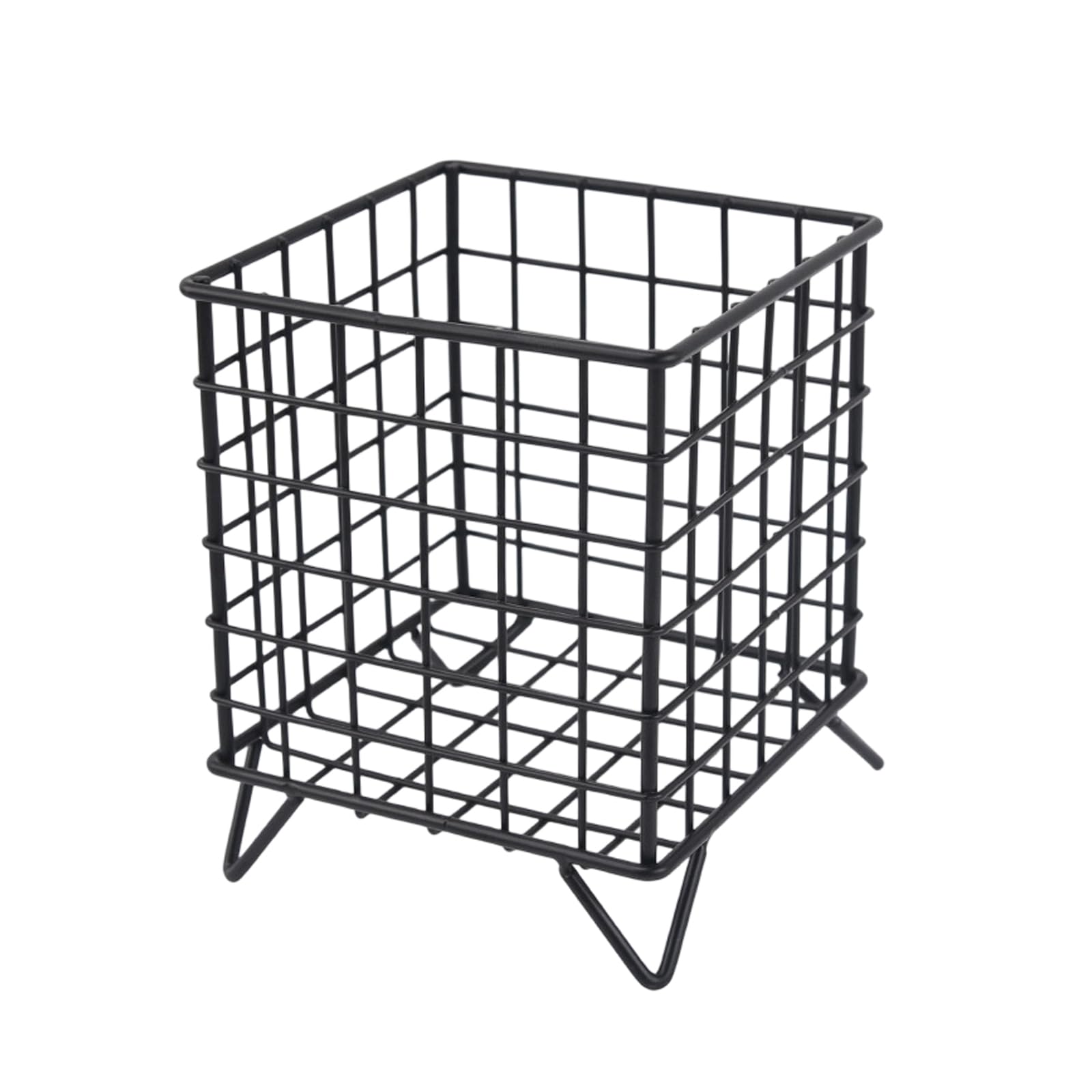 Whoasyst Contemporary Handwoven Metal Holder Offices Supply Organizers for Cosmetics Accessories and Small Items Compact Size Offices Supply Organizers