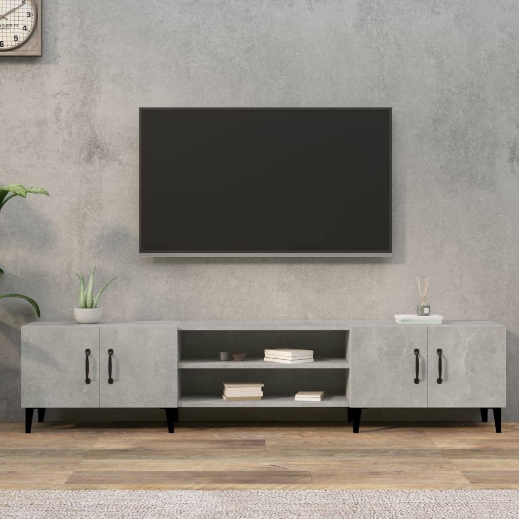 Stand TV Grey 180x31.5x40 cm Multilayer Wood - Dettaglio