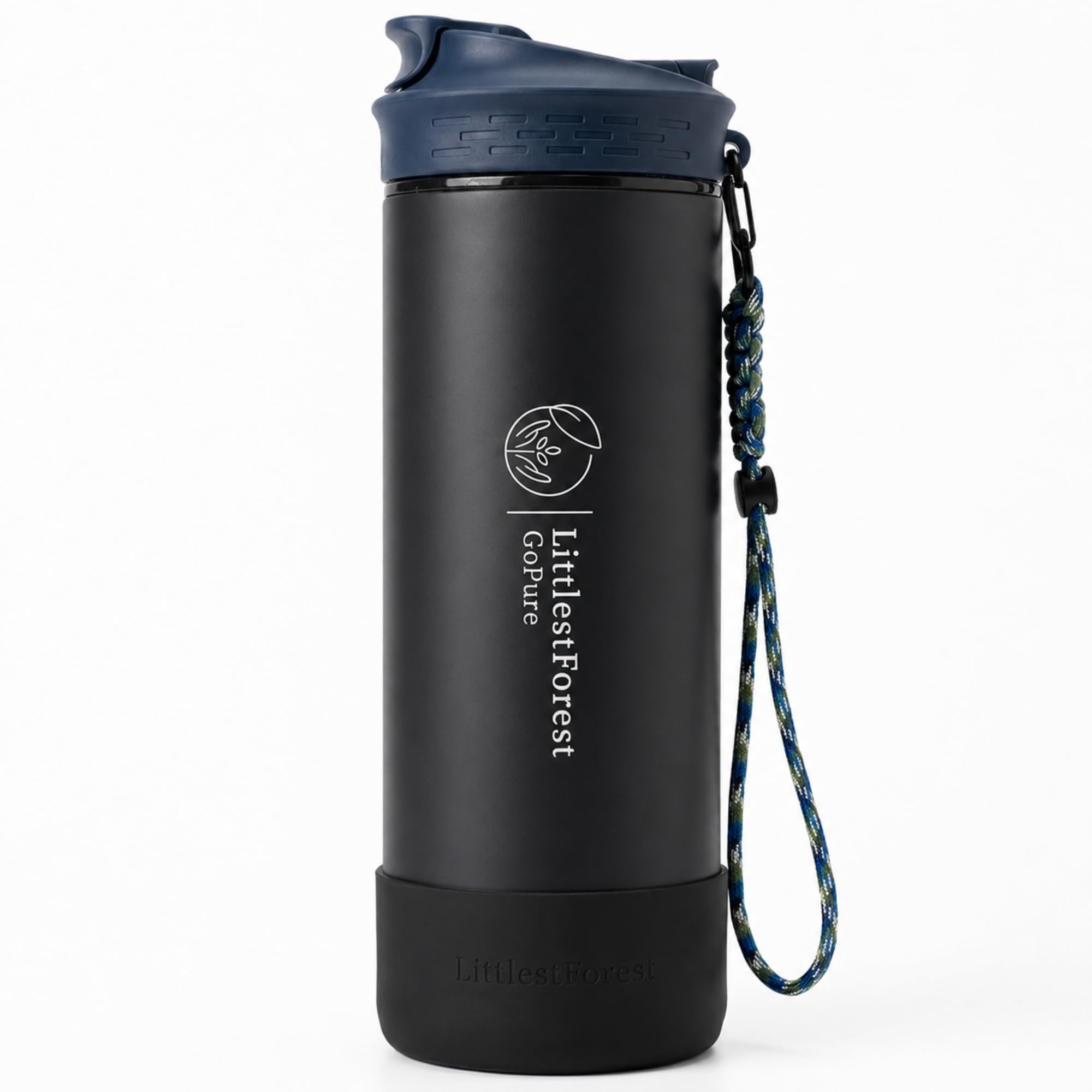 GoPure Gourde Filtrante 800ml 1500L Randonnée Sans BPA
