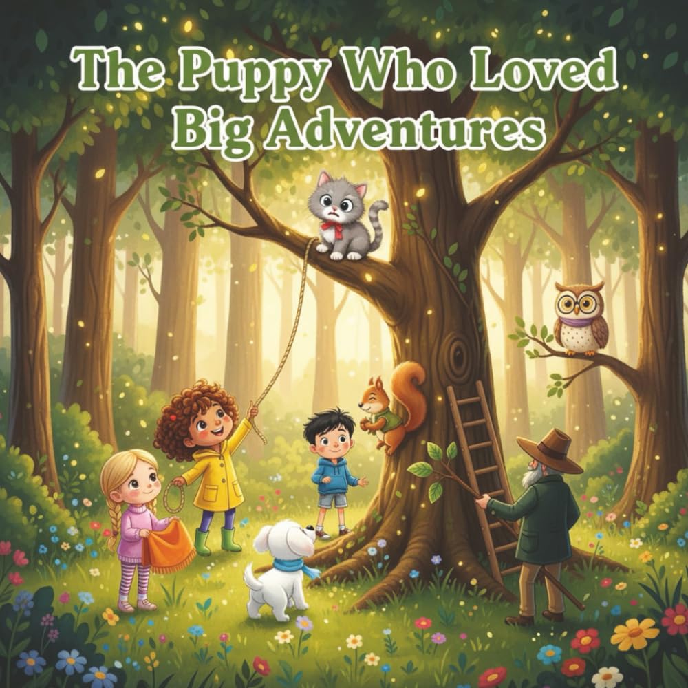 The Puppy Who Loved Big Adventures: A Heartwarming Tale of Courage, Friendship, and Fun Discoverie, Tiny Pup, Big Dreams, and Even Bigger AdventuresA Brave Puppy’s Journey Into a World Full of Wonders