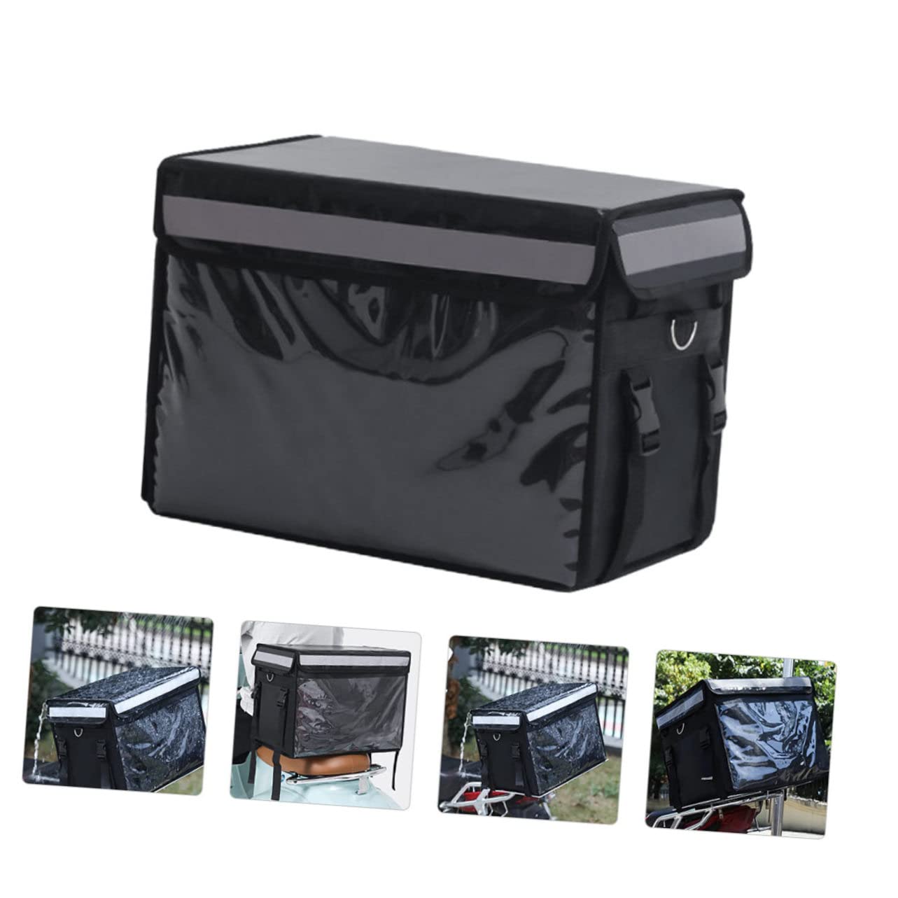 OUNONA Caja Aislante para Alimentos 32l, Estuche Térmico para Llevar Asas, Contenedor Portátil para Catering, Picnic y Vacaciones
