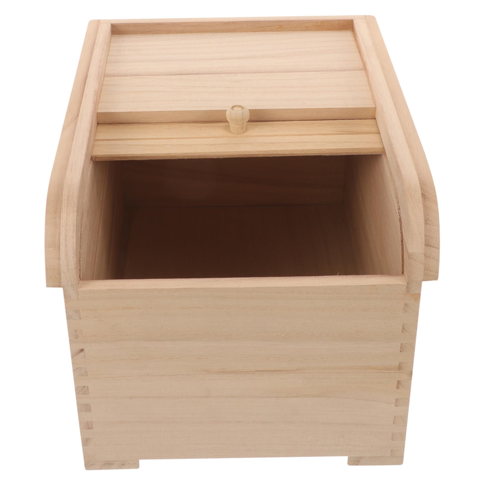 BESTYASH Boîte de Riz en Bois Massif 5kg Cuisine et Maison