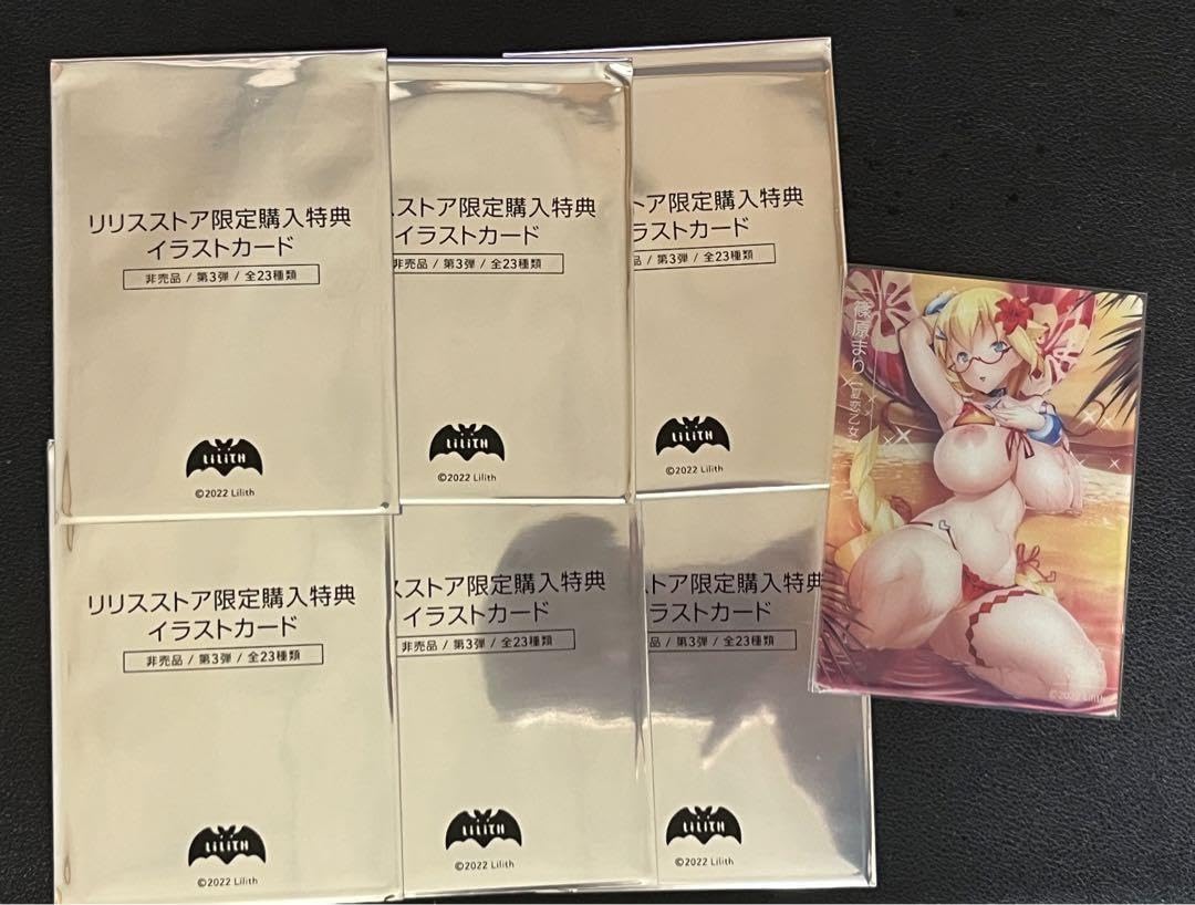Amazon.co.jp: 対魔忍 リリスストア イラストカード第3弾 6枚 : おもちゃ